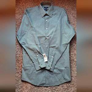 Club Room Regular fit Men Dress Shirt, Size: S, Color: Hunter White